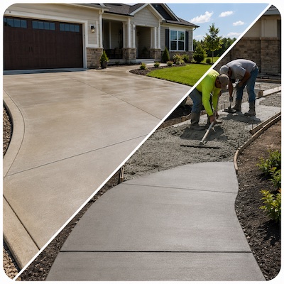 Concrete & Driveways